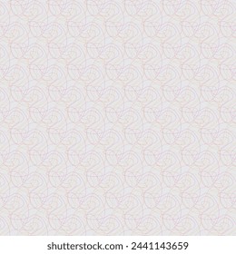  Retro colors and white background. Abstract seamless pattern backgrounds, fabric, vector liens and dots texture. Trendy modern organic shape doodle lines pattern. Abstract Geometric Pattern Artwork.