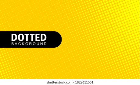 Retro comic background halftone dots, pop art style. Vector illustration.