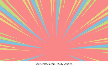 Ilustración de fondo del cómic retro. Perfecto para el diseño de historietas, fondo, sitio web, fondo de pantalla, tarjeta de felicitación, tarjeta de invitación, banner