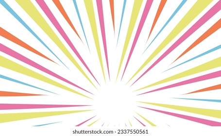 Ilustración de fondo del cómic retro. Perfecto para el diseño de historietas, fondo, sitio web, fondo de pantalla, tarjeta de felicitación, tarjeta de invitación, banner