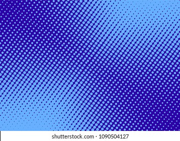 retro comic blue background raster gradient halftone, stock vector illustration eps 10