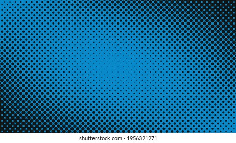 retro comic blue background raster gradient halftone