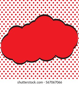 Retro comic book background. Pop art. Vector