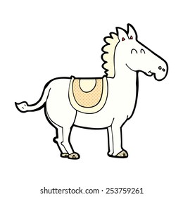 burro estilo libro de historietas retro