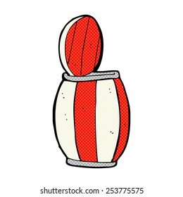 dibujos animados de estilo historieta retro