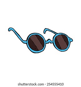 Retro-Comic-Cartoon-Sonnenbrille