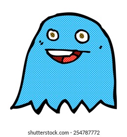 Retro-Comic-Stil-Cartoon-Geist