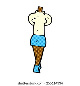 caricatura estilo historieta retro cuerpo femenino (mezcle y combine dibujos animados estilo libro de historietas retro o agregue fotos propias)
