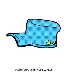 sombrero de caricatura estilo historieta retro