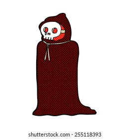 retro comic book style cartoon spooky halloween costume