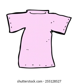 camiseta de dibujos animados estilo libro de historietas retro