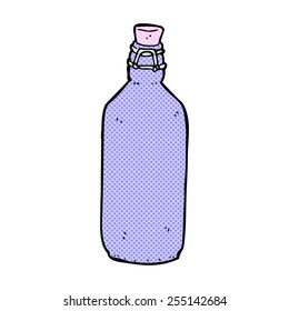 Retro Comicbuch-Stil Cartoon traditionelle Flasche