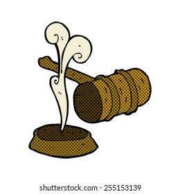 Retro-Comic-Cartoon-Gavel