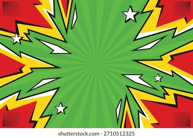 Retro comic book style diagonal rays and dots texture