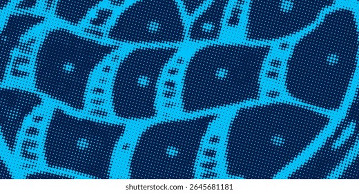 Gradiente de estilo de arte pop cómico retro Fondo punteado. Diseño de semitono
