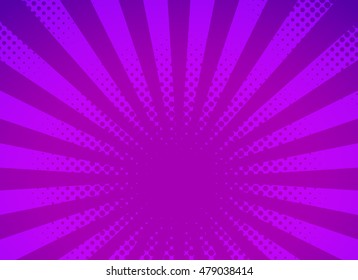 Retro comic pop background dotted halftone design.