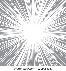 retro comic style background with sun rays