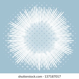 Retro Comic Sunburst