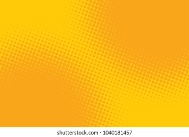 retro comic yellow background raster gradient halftone,