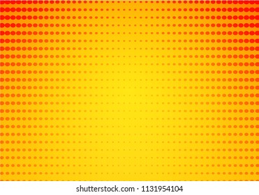 retro comic yellow background raster gradient halftone, stock vector illustration eps 10