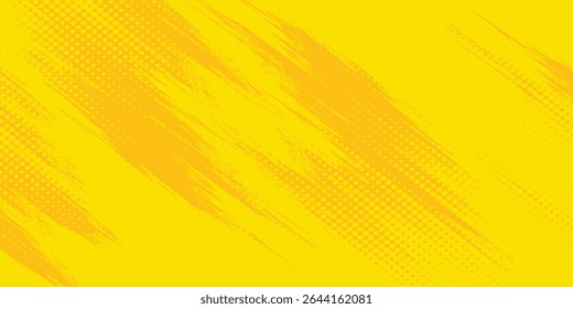 meio-tom de gradiente de raster de fundo amarelo cômico retro. ilustração vetor de fundo amarelo moderno eps 10