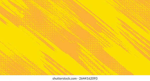 meio-tom de gradiente de raster de fundo amarelo cômico retro. fundo amarelo moderno 