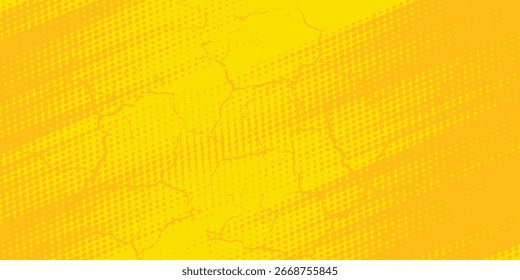 meio-tom de gradiente de raster de fundo amarelo cômico retro. ilustração vetor de fundo amarelo moderno eps 10