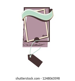 retro commercial tag hanging