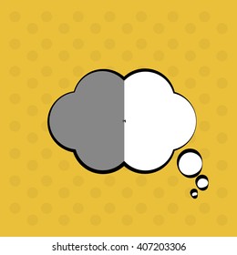 Retro communication design , vector illustration