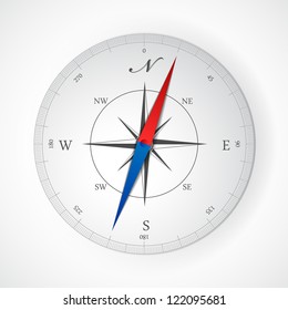 retro compass icon