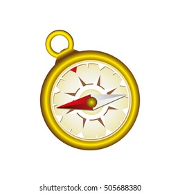 retro compass icon image 