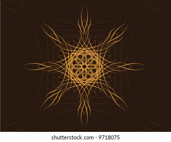 Retro complex ornament