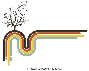retro composition