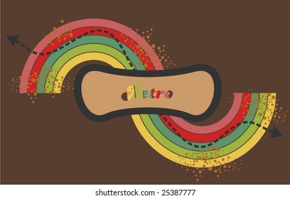 Retro composition VECTOR