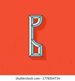 Retro compressed B letter logo. Blackletter font perfect to use in any alcohol labels, retro style logos, circus posters, luxury identity, etc.