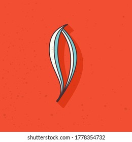 Retro compressed O letter logo. Blackletter font perfect to use in any alcohol labels, retro style logos, circus posters, luxury identity, etc.