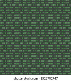 Retro Computer Code Pattern Vector 80s Geek