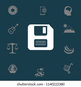 retro computer diskette vector picture