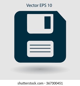 retro computer diskette vector picture