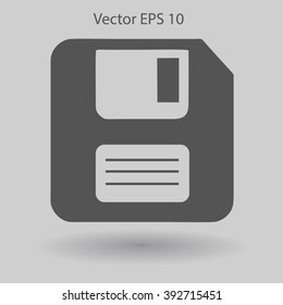 retro computer diskette vector picture