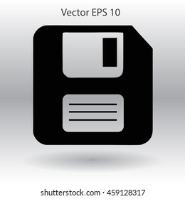 retro computer diskette vector picture