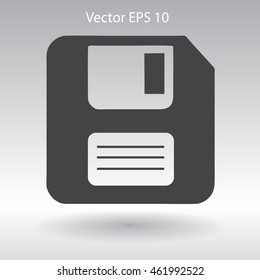 retro computer diskette vector picture