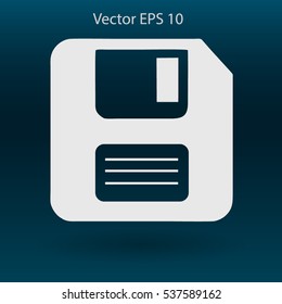 retro computer diskette vector picture