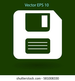 retro computer diskette vector picture