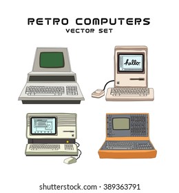 Retro Computer Set