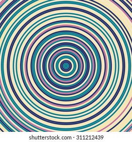 Retro concentric backgrounds - vector illustration 