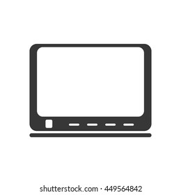 Retro concept represented by tv icon. Isolated and flat illustration 