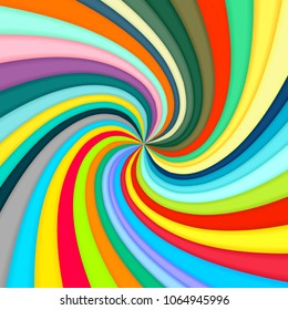 Retro Concept Vibrant Color Swirl Background Stock Vector (Royalty Free ...