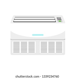 Retro conditioner icon. Flat illustration of retro conditioner vector icon for web design