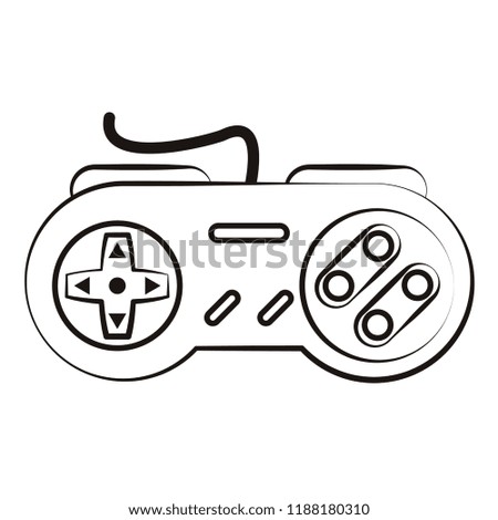 Retro console gamepad sketch